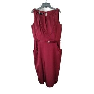 Jones Wear Women's Dress size 10 red sleeveless